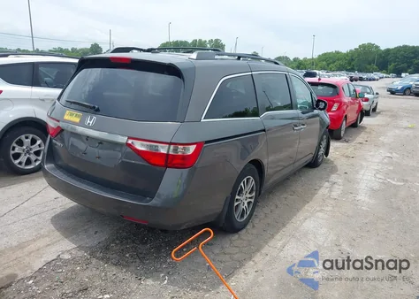 2011 Honda Odyssey Ex-L from USA, damaged, VIN 5FNRL5H6XBB017476